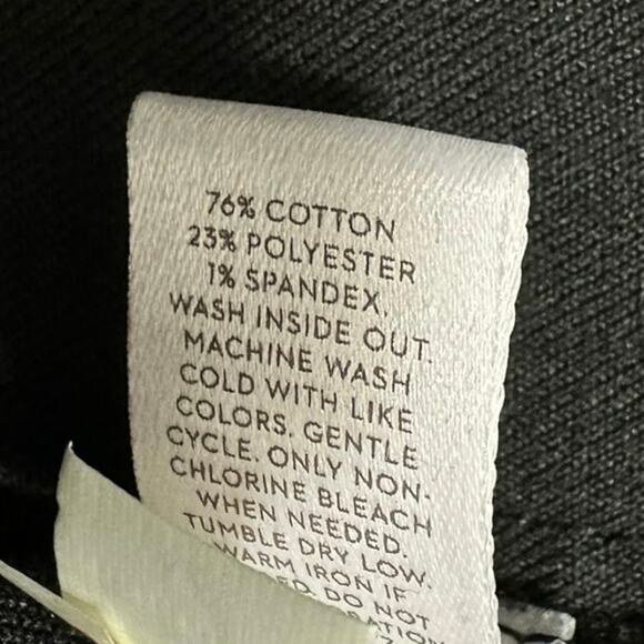 LC LAUREN CONRAD Jeans Womens Size 8 Kick Boot Mid Rise Washed Black - Picture 7 of 7